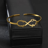 Spices Name Bracelet Stainless Steel Bangle