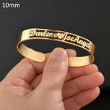 Personalized Heart Stainless Steel Name Bracelets Jewelry