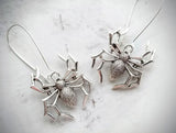 Spider Dangle Earrings Drop Earrings Spider Jewelry Animal Earrings