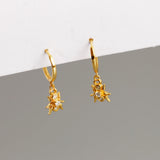 Spider Ear Hoop Earrings 925 Sterling Silver Animal Jewelry Gift