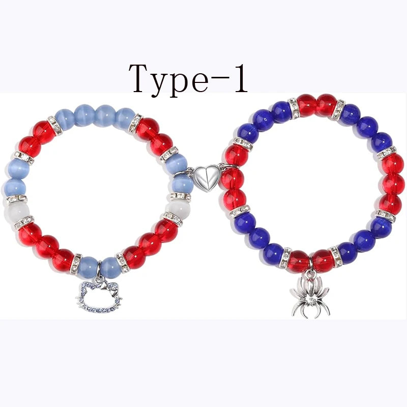 Spider Friendship Bracelets Matching Bracelets for Couples Friends Bff