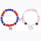 Spider Matching Friendship Bracelets for Friends Couples, Set of 2