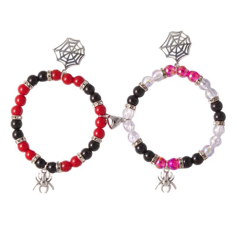 Spider Matching Friendship Bracelets 2-Pack