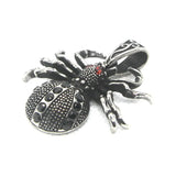 Spider Pendant Stainless Steel Gothic Biker Punk Necklace