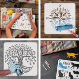 Reusable Spiderweb and Spider Stencil Halloween Theme for Painting