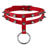 Spiked Choker Punk Rock Collar Goth Necklaces Studded Girls Harajuku Jewelry