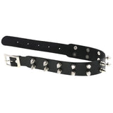 Spiked Leather Choker Collar Goth Necklace Punk Egirl Gothic Accessories