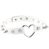 Spiked Heart Choker Goth Punk Collar Women Girls Gothic Jewelry