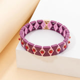 Classy Elastic Bangle Stone Charms Stretch Bracelets
