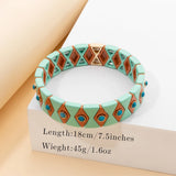 Classy Elastic Bangle Stone Charms Stretch Bracelets