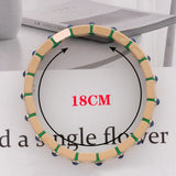 Classy Elastic Bangle Stone Charms Stretch Bracelets
