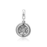 Family Tree Dangle Charm 925 Sterling Silver Beads for Bracelet