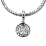 Family Tree Dangle Charm 925 Sterling Silver Beads for Bracelet
