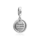 Family Tree Dangle Charm 925 Sterling Silver Beads for Bracelet