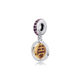 Sparkling Heart Lucky Charm Bangles Gift for Girls
