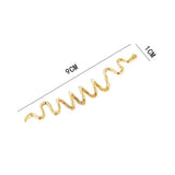 Alloy Snake Hair Clips Decoration for Women and Girls