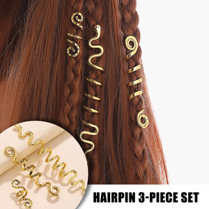 Alloy Snake Hair Clips Decoration for Women and Girls