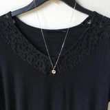 Spiral Necklace Hammered Real Filled/925 Silver Choker Pendants Boho Collier
