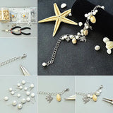 Spiral Shell Beads Oval Cowrie Shells for DIY Jewelry Making
