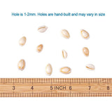 Spiral Shell Beads Oval Cowrie Shells for DIY Jewelry Making