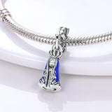 Spiritual Faith Lucky Horseshoe Four Leaf Clovers 925 Silver Beads Charm