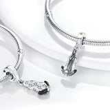 Spiritual Faith Lucky Horseshoe Four Leaf Clovers 925 Silver Beads Charm