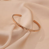 Personalized Stainless Steel Couple Bracelets Engraved Names