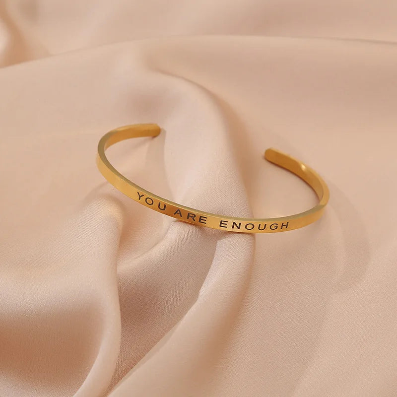 Personalized Stainless Steel Couple Bracelets Engraved Names