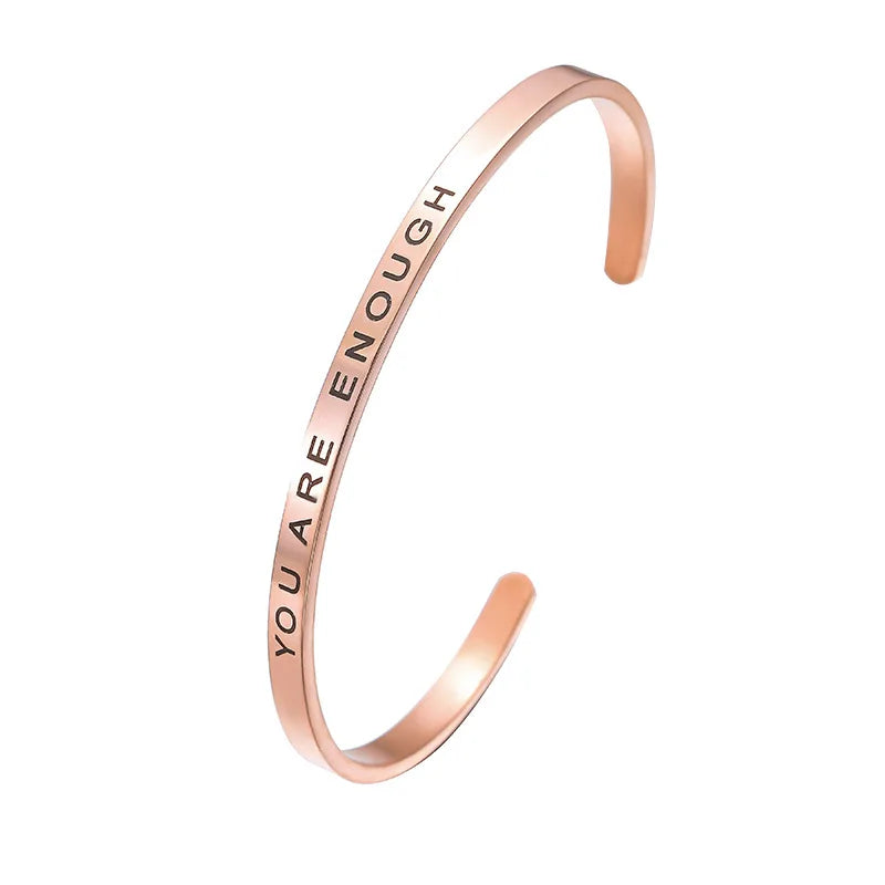 Personalized Stainless Steel Couple Bracelets Engraved Names