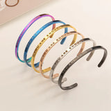 Personalized Stainless Steel Couple Bracelets Engraved Names