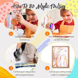 5-Channel Silicone Paint Pour Cup for Resin Art