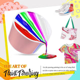 Silicone Paint Pour Cup 5 Channels Dividers Resin Art