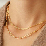 Split Rings with Lobster Claw Clasps Chain Set for Necklaces Making
