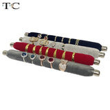 Sponge Ring Bar Jewelry Display Stand Ring Holder Jewerly Organizer
