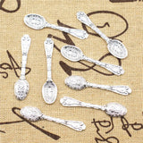 DIY Spoon Charm Jewelry Making Finding 50pcs 10x43mm