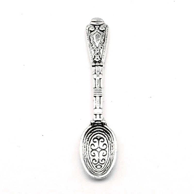 DIY Spoon Charm Jewelry Making Finding 50pcs 10x43mm