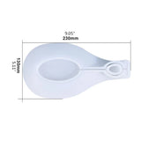 Epoxy Resin Mold Rolling Tray Spoon Holder Silicone Mould DIY Crafts