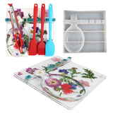 Spoon Storage Tray Epoxy Resin Mold DIY Crafts