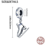 925 Silver Sport Love Dangle Charm for MULA Bracelet Necklace