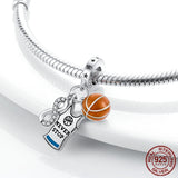 925 Silver Sport Love Dangle Charm for MULA Bracelet Necklace