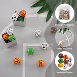 Sports Wooden Beaded Party Decor Kit Basketball Football Volleyball Baseball