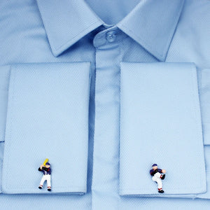 Baseball Cuff links for Boyfriend in Box