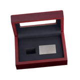 Championship Rings Display Case Clear Top Nameplate Slot
