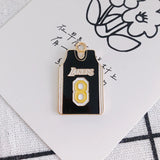 Men's Basketball Jersey Pendant Necklace, Commemorative Gift