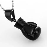 Stainless Steel Boxing Glove Pendant Necklace