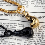 Stainless Steel Boxing Gloves Pendant Necklace