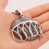 Volleyball Stainless Steel Pendant Necklace with Chain