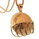 Volleyball Stainless Steel Pendant Necklace with Chain