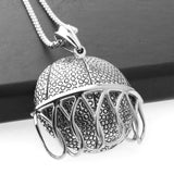 Volleyball Stainless Steel Pendant Necklace with Chain