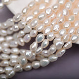 Baroque Pearl Necklace, Natural Freshwater Pearl DIY Jewelry